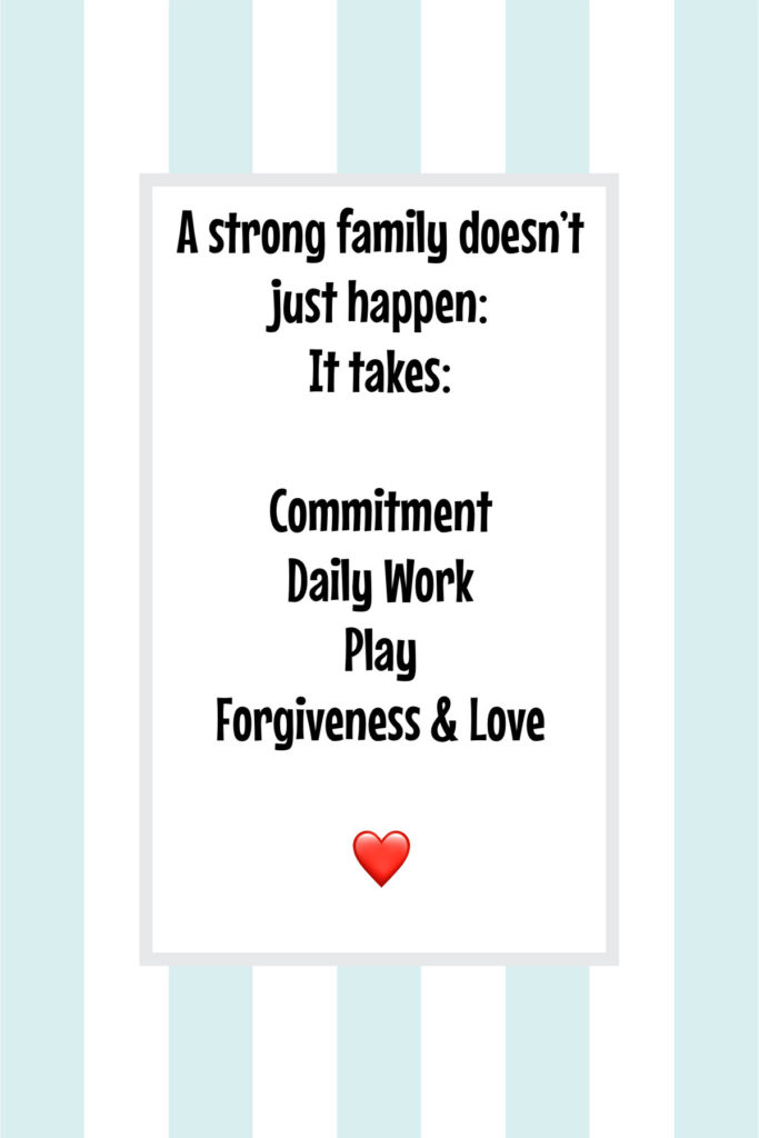 Family talks Work, Play & Love